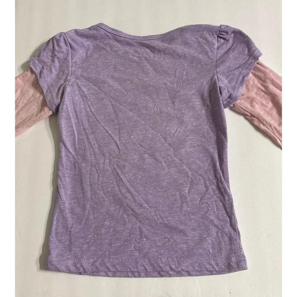 Ninja Turtle, Girls TMNT Long Sleeve Layered T-Shirt (Sz. 4T) Character 2016